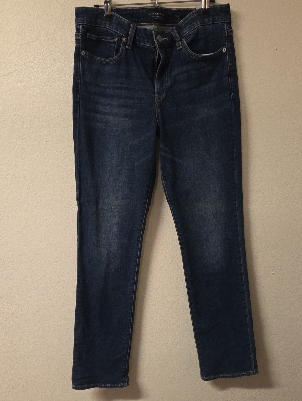 Lucky Brand Women's Dark Indigo Straight Leg Jeans Sz 10
